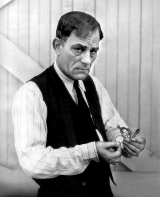 Portrait of Lon Chaney.