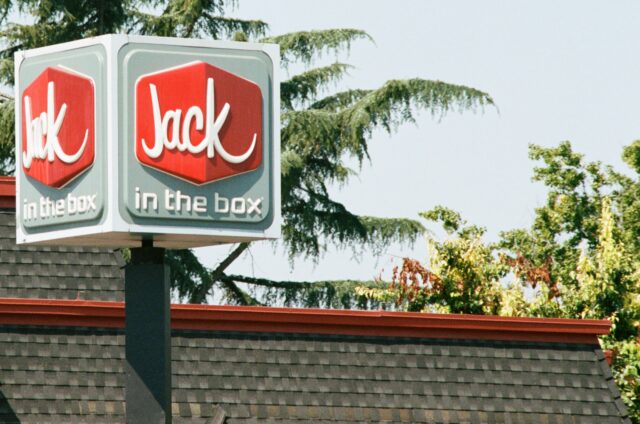 A Jack In The Box restaurant.