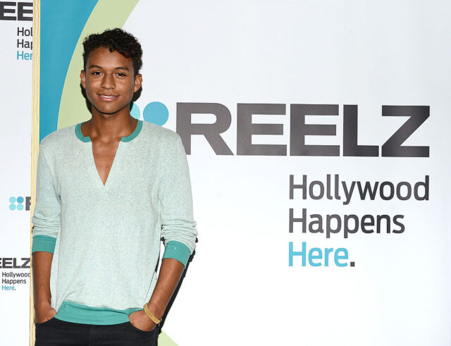 Jaafar Jackson standing on a red carpet