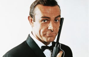 Sean Connery as James Bond.