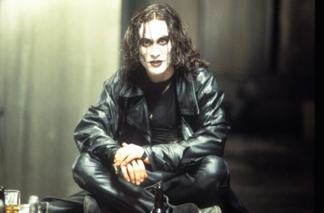 Brandon Lee as Eric Draven in 'The Crow'.