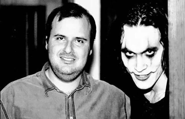 Alex Proyas and Brandon Lee.