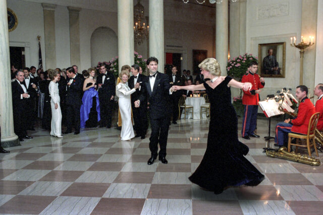 Princess Diana dancing with John Travolta.