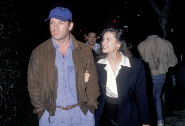 Bruce Willis and Demi Moore.