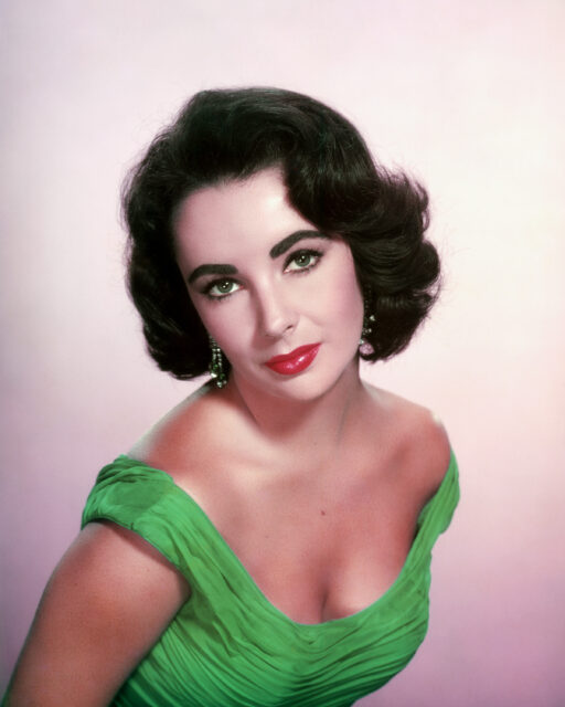 Portrait of Elizabeth Taylor.