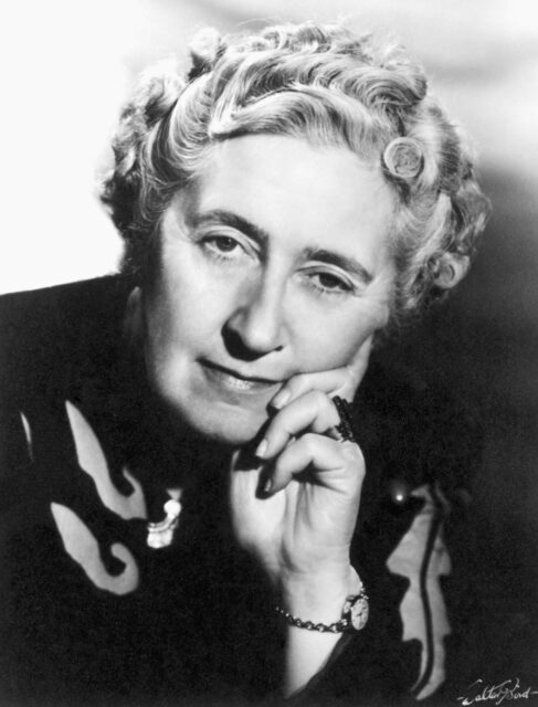 Portrait of Agatha Christie.