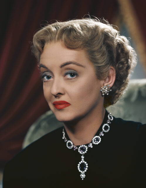 Portrait of Bette Davis.