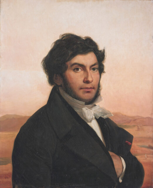 Portrait of Jean-François Champollion.