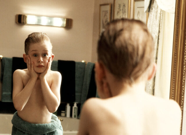 Macaulay Culkin as Kevin McCallister in 'Home Alone'