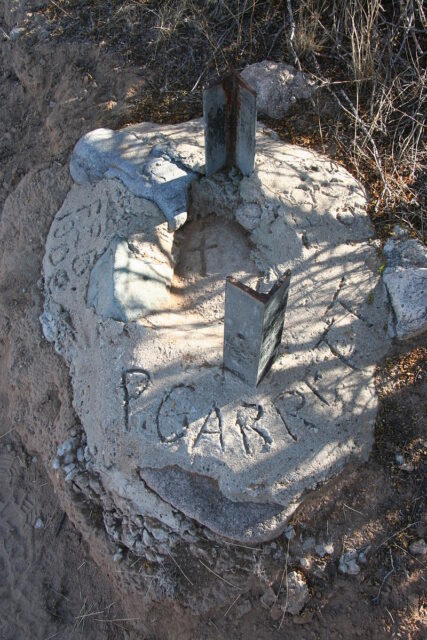 Memorial dedicated to Pat Garrett