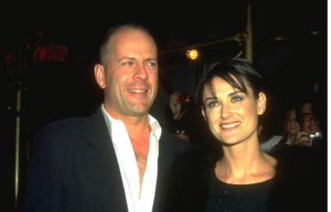 Headshot of Bruce Willis and Demi Moore.