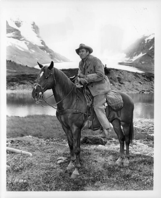 Jimmy Stewart as Jeff Webster in 'The Far Country'