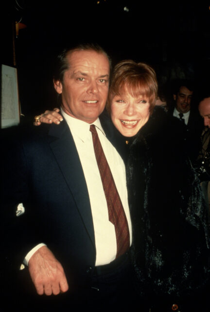 Jack Nicholson and Shirley MacLaine standing together