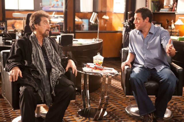 Al Pacino and Adam Sandler as himself and Jack Sadelstein in 'Jack and Jill'