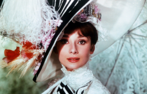 Headshot of Audrey Hepburn in 'My Fair Lady.'