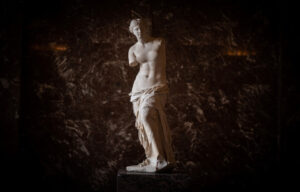 Venus de Milo on display at the Louvre