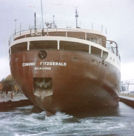 The SS Edmund Fitzgerald.