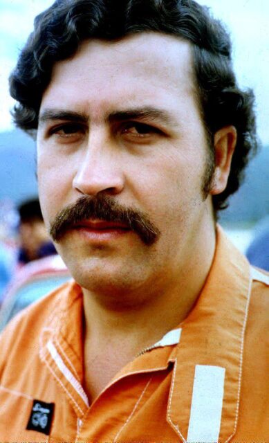 Close-up of Pablo Escobar.