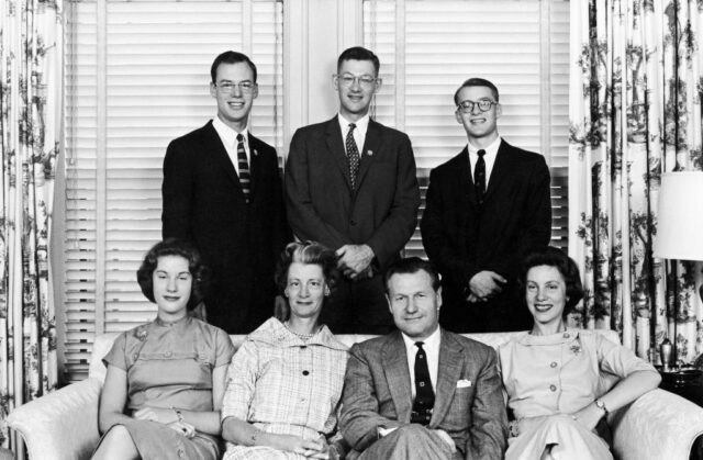 Portrait of the Rockefeller family