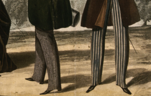 Illustration of men's pants.