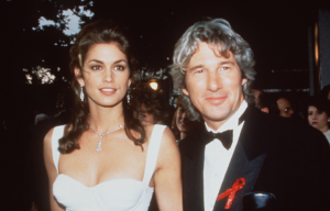 Headshot of Cindy Crawford and Richard Gere.