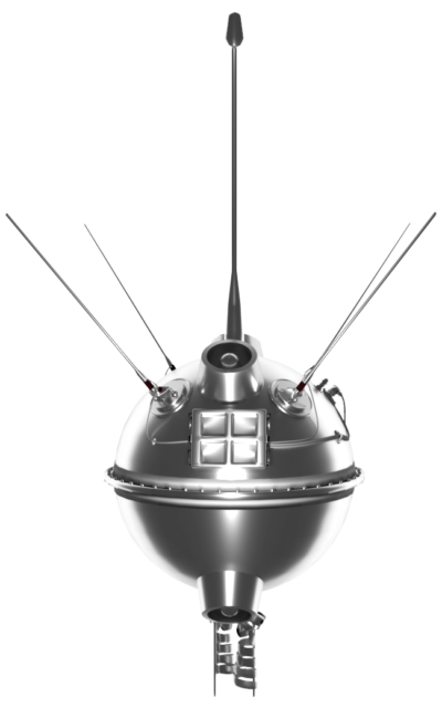 The Luna 1 spacecraft.