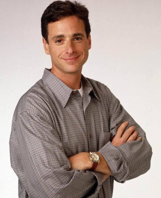 Headshot of a young Bob Saget.