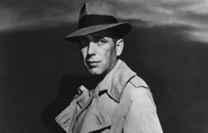 Headshot of Humphrey Bogart.